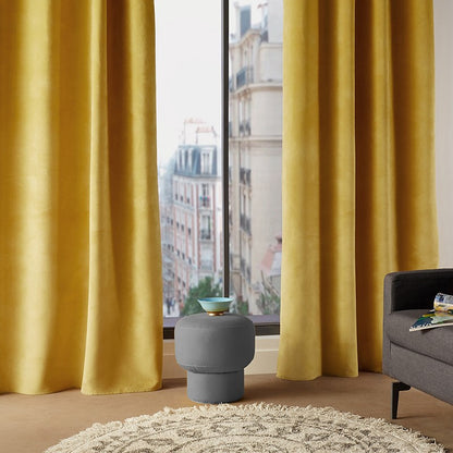  Rideau Ocre Lilou 140x260 Atmosphera