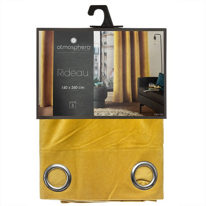  Rideau Ocre Lilou 140x260 Atmosphera