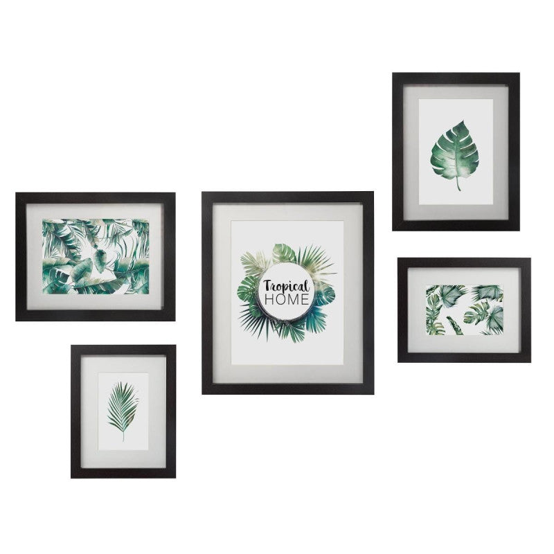  Set 5 Cadres Tropical H 33 Cm Atmosphera