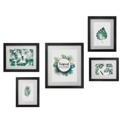 Set 5 Cadres Tropical H 33 Cm Atmosphera