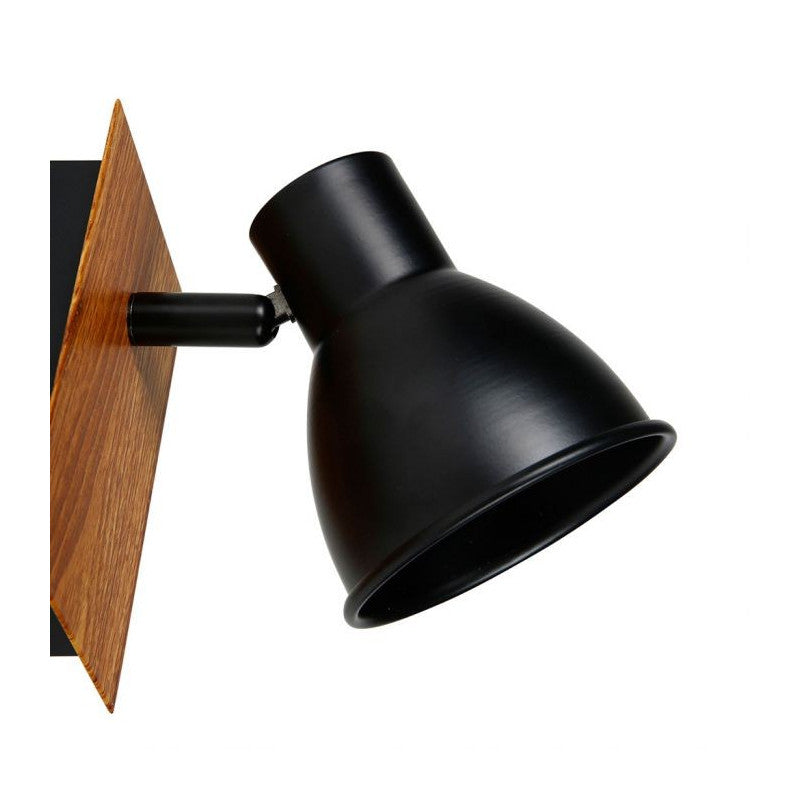  Spot Atelier Métal Noir Et Bois Ostaria