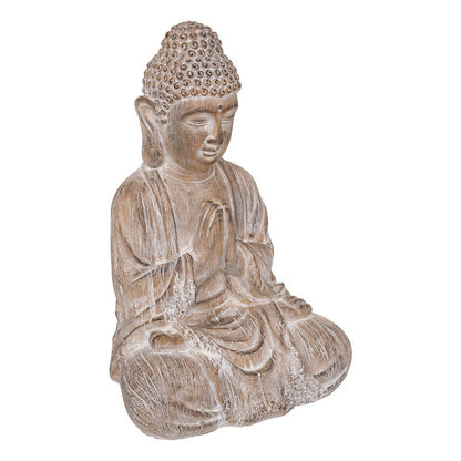  Statue Bouddha Effet Brossé H45 Atmosphera
