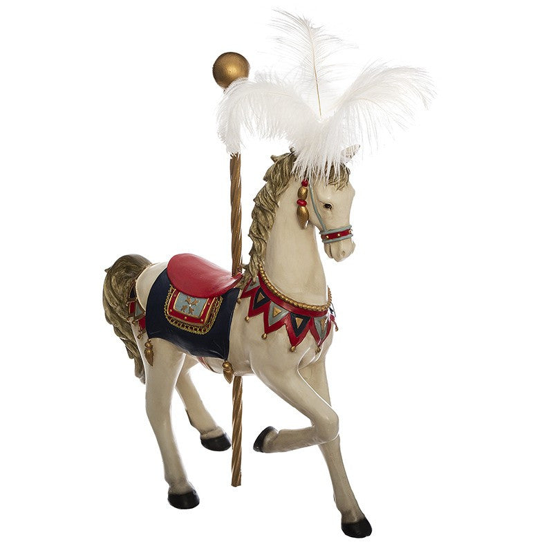 ATMOSPHERA Statue Cheval De Cirque 53 Cm En Résine