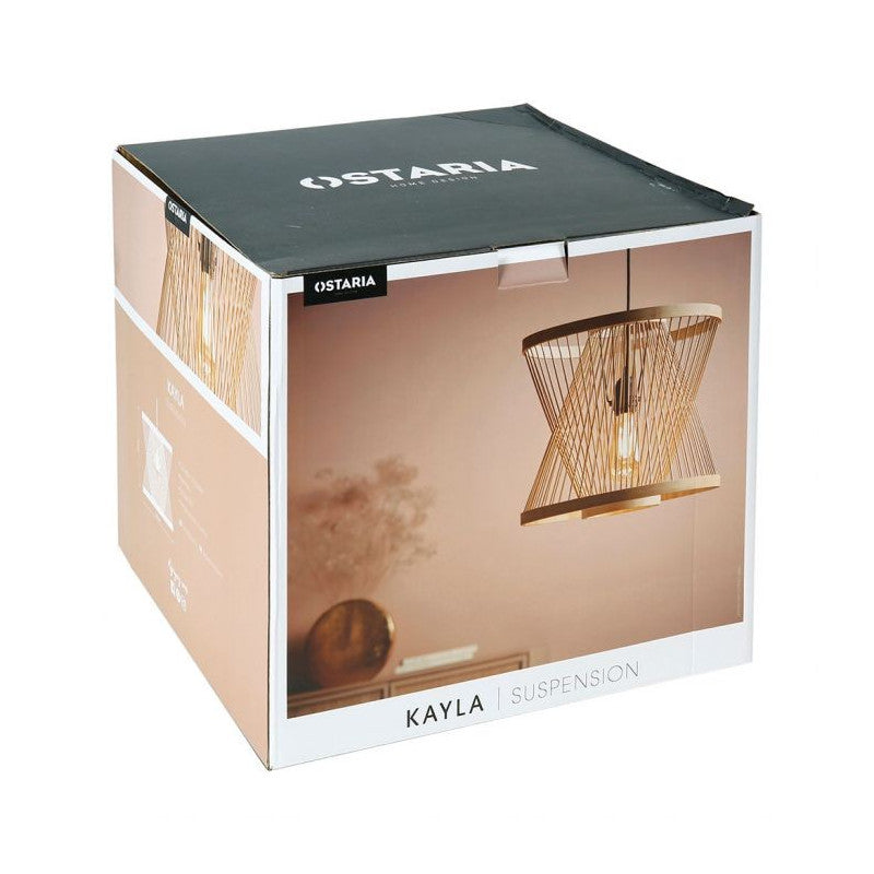  Suspension En Bambou Kayla Sablier Ostaria