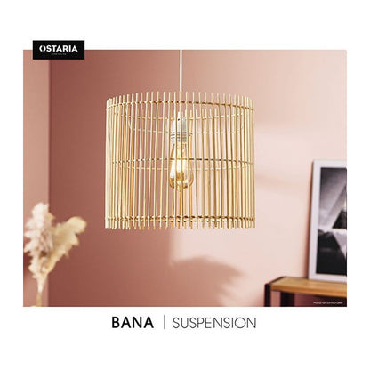  Suspension En Bambou Naturel Bana Ostaria