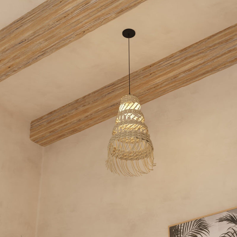 Suspension Lahys Roseau Naturel Atmosphera