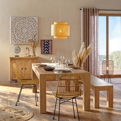 Suspension Liby Bambou Naturel Atmosphera