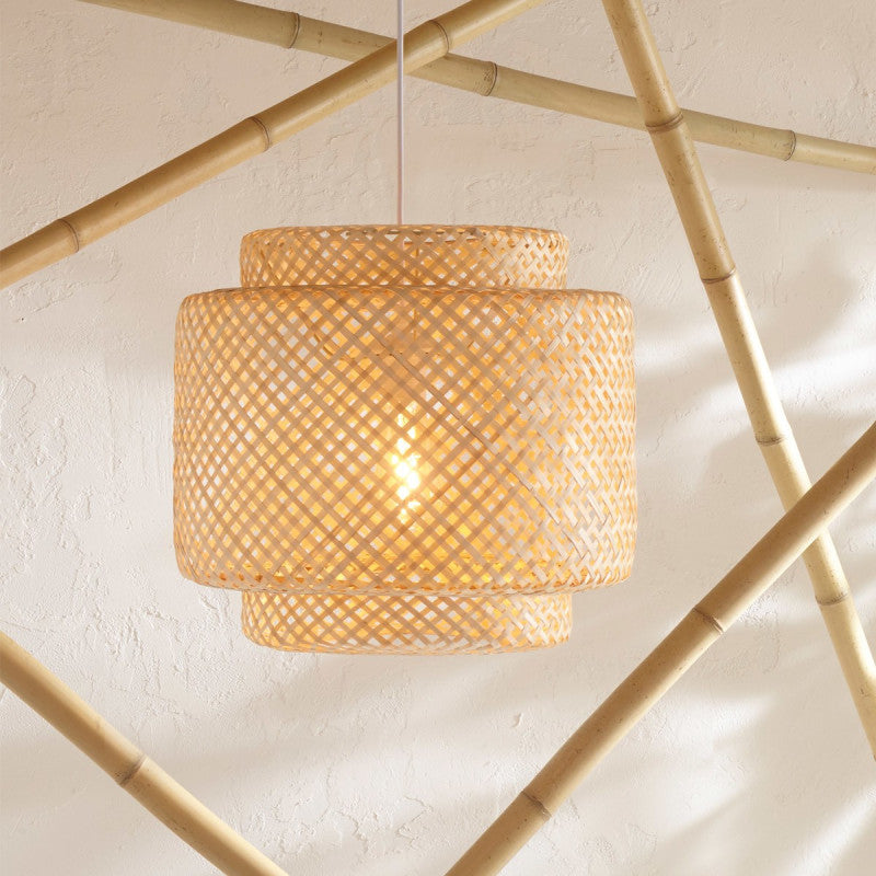  Suspension Liby Bambou Naturel Atmosphera