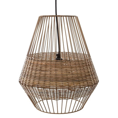  Suspension Métal Et Osier D31 Cheraw Atmosphera