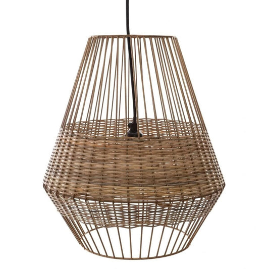  Suspension Métal Et Osier D31 Cheraw Atmosphera
