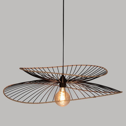  Suspension Métal Et Rotin Alara D69 Atmosphera