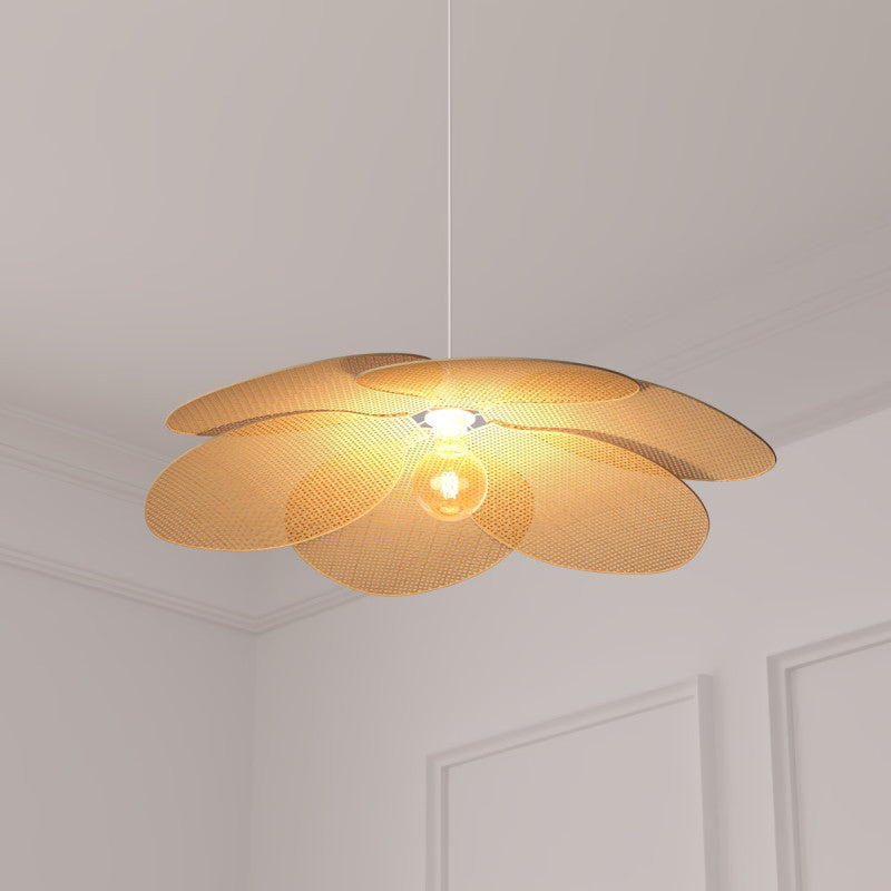  Suspension Pétales Rym D62 Bambou Atmosphera
