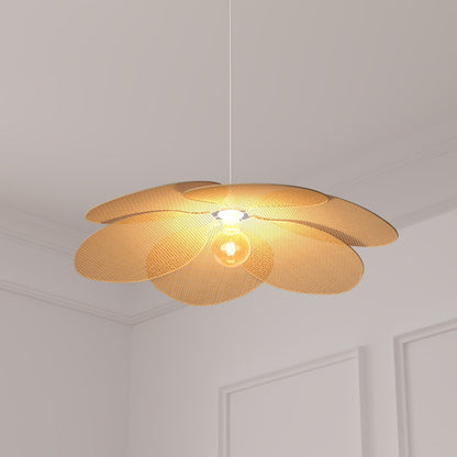  Suspension Pétales Rym D62 Bambou Atmosphera