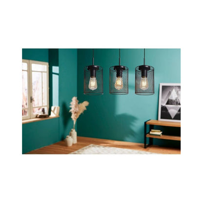  Suspension Rampe Grillage Ubi Noir Ostaria