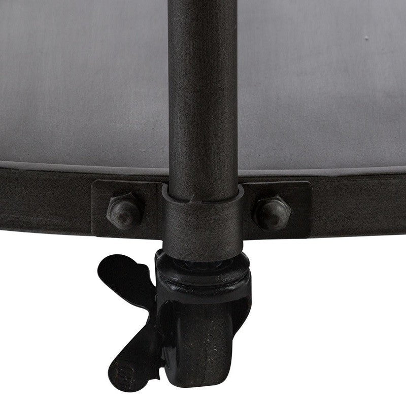  Table Basse Chrono Ronde Noire Atmosphera
