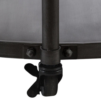  Table Basse Chrono Ronde Noire Atmosphera