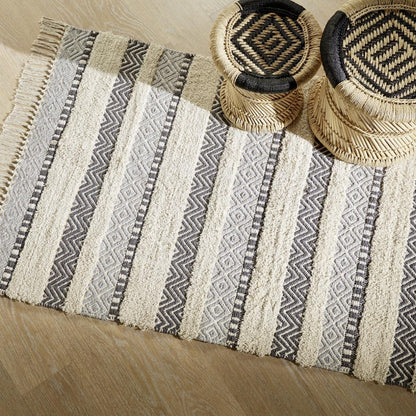  Tapis Coton à Franges Atmosphera