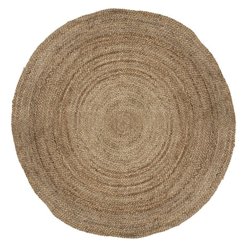  Tapis En Jute Rond D120 Naturel Atmosphera