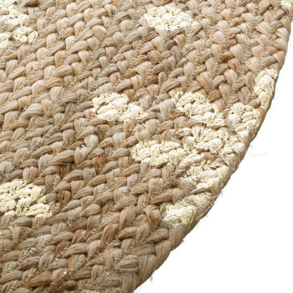  Tapis En Jute Rond Shine Atmosphera