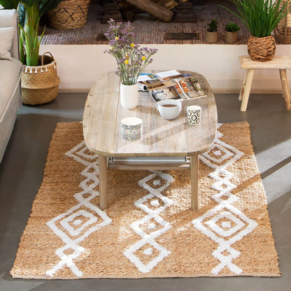 Tapis En Jute Tuft 170x120cm Atmosphera