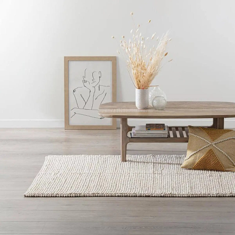  Tapis Mix Laine Et Coton 120x170 Atmosphera