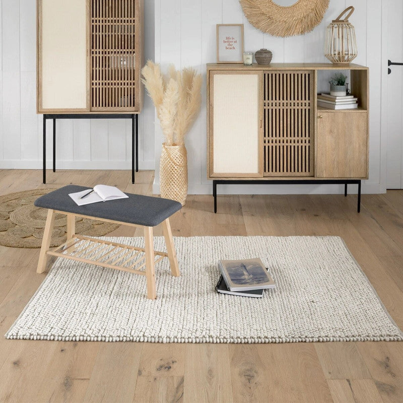  Tapis Mix Laine Et Coton 120x170 Atmosphera