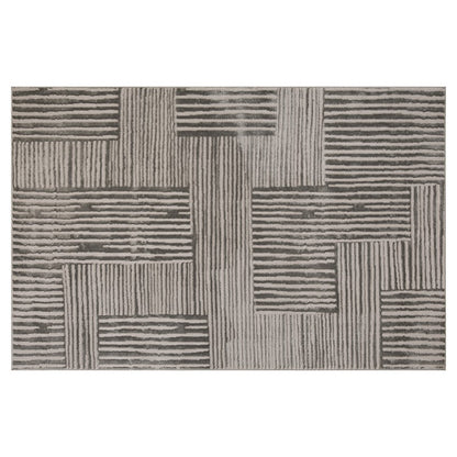  Tapis Relief 120x170 Jana Gris Atmosphera