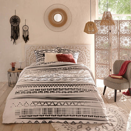  Tapis Rond à Franges D120 Cm Etnik Atmosphera