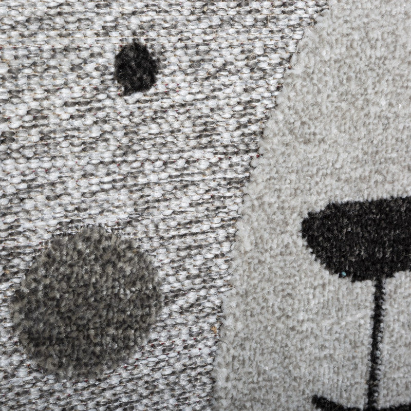 Tapis Rond D80 Ours Gris Atmosphera