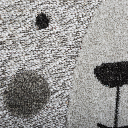  Tapis Rond D80 Ours Gris Atmosphera
