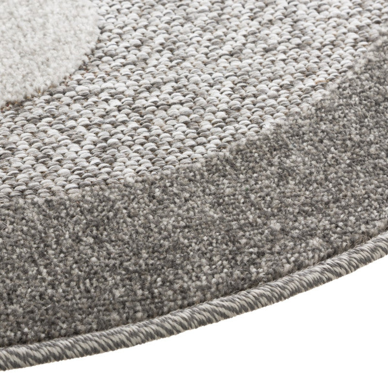  Tapis Rond D80 Ours Gris Atmosphera