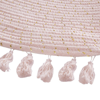  Tapis Rose D90 à Franges Atmosphera