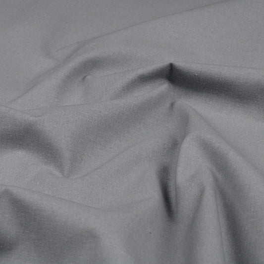  Tissu Cretonne Aquitaine 155cm 138g Gris Souris