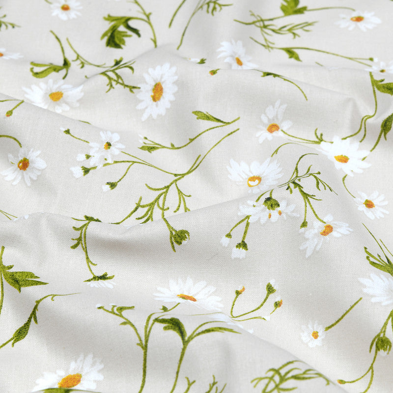  Tissu Cretonne Ilona 160cm 140g Fleuri