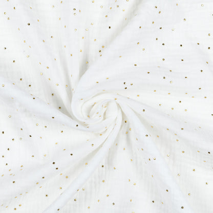  Tissu Double Gaze Brillegaze 135cm 120g Blanc