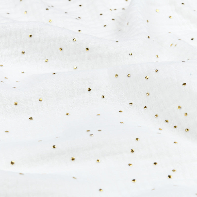  Tissu Double Gaze Brillegaze 135cm 120g Blanc