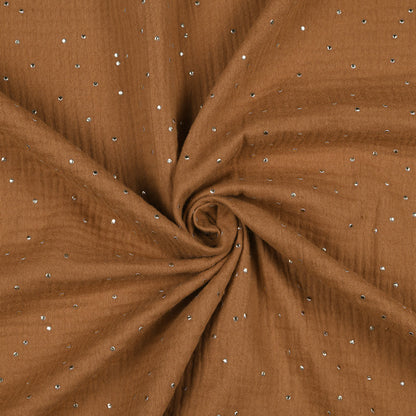  Tissu Double Gaze Brillegaze 135cm 120g Camel