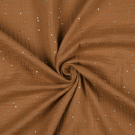  Tissu Double Gaze Brillegaze 135cm 120g Camel