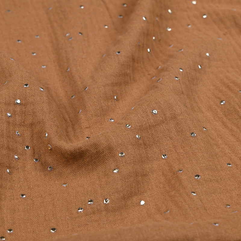  Tissu Double Gaze Brillegaze 135cm 120g Camel