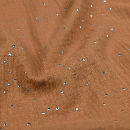  Tissu Double Gaze Brillegaze 135cm 120g Camel