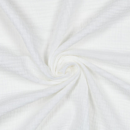  Tissu Double Gaze Sagaze 135cm 120g Blanc