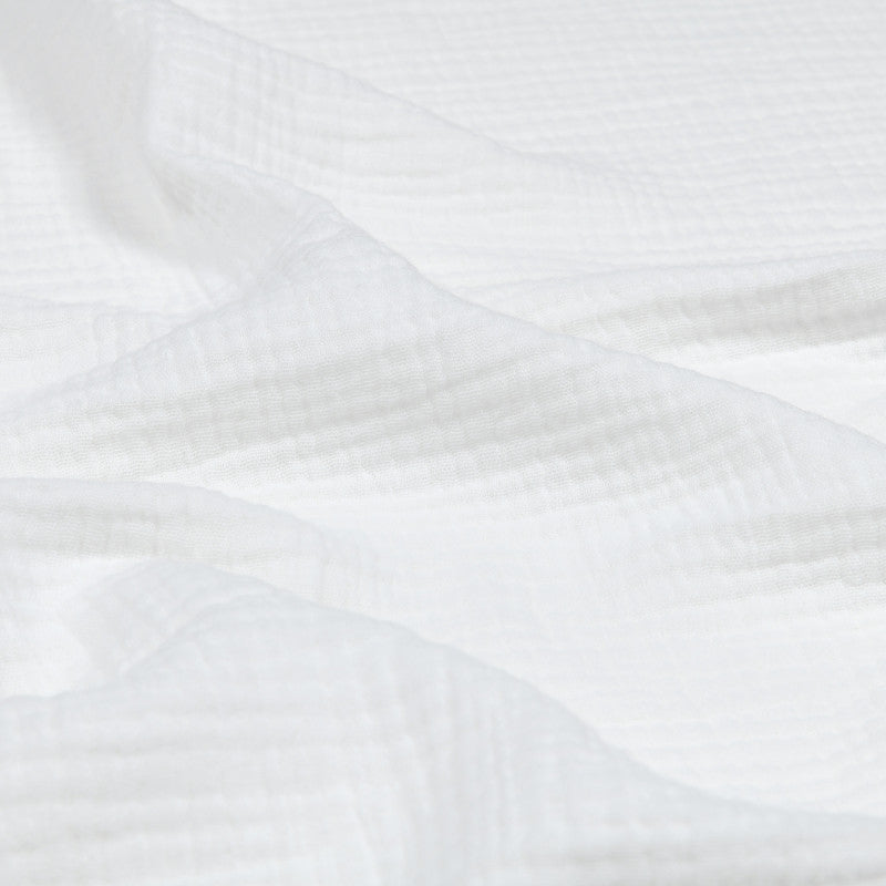  Tissu Double Gaze Sagaze 135cm 120g Blanc