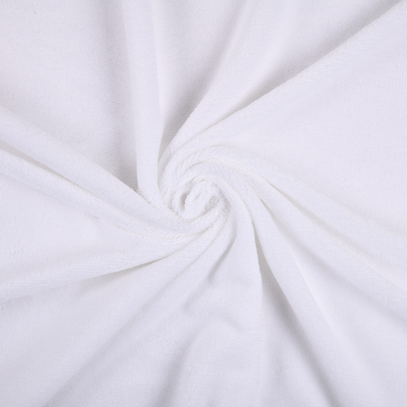  Tissu éponge Tibamboo 140cm 240g Blanc