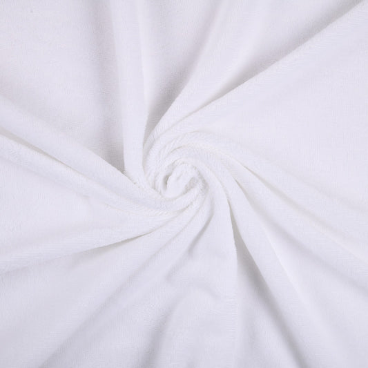  Tissu éponge Tibamboo 140cm 240g Blanc