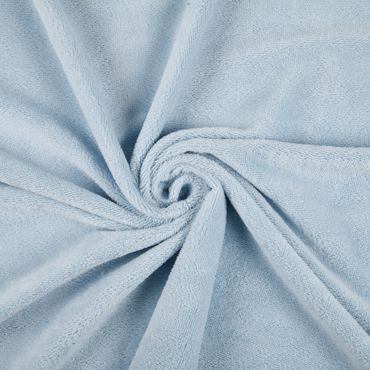  Tissu éponge Tibamboo 140cm 240g Bleu Ciel