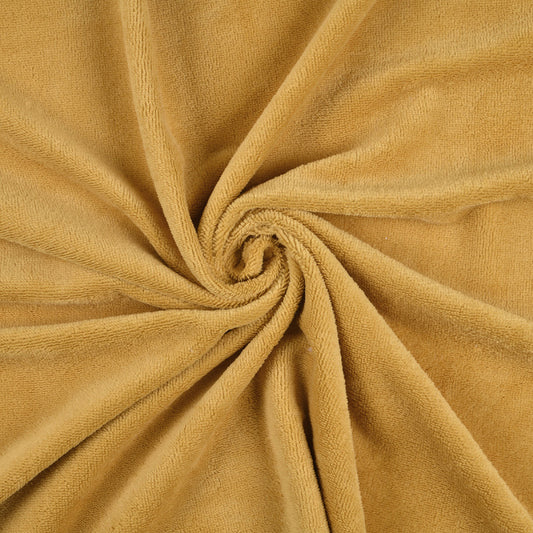 Tissu éponge Tibamboo 140cm 240g Moutarde