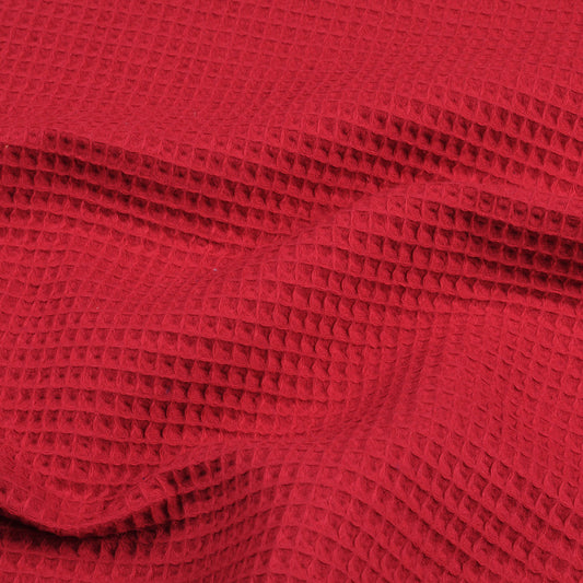  Tissu Nid D'abeille Spa 152cm 230g Rouge