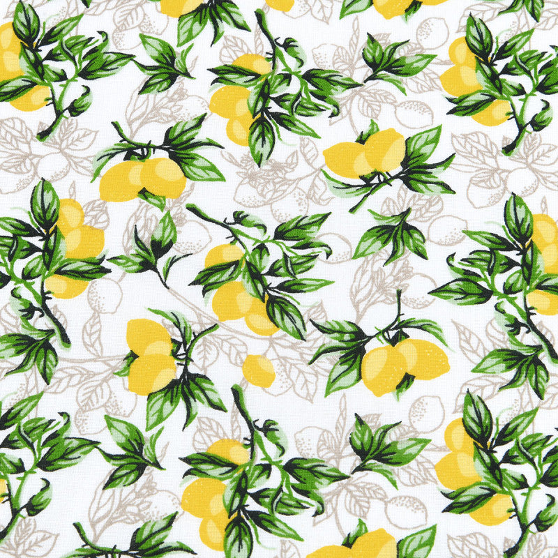  Tissu Toile Hérault 140cm 110g Citronnade