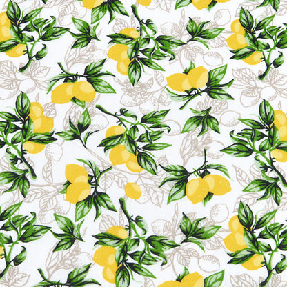  Tissu Toile Hérault 140cm 110g Citronnade