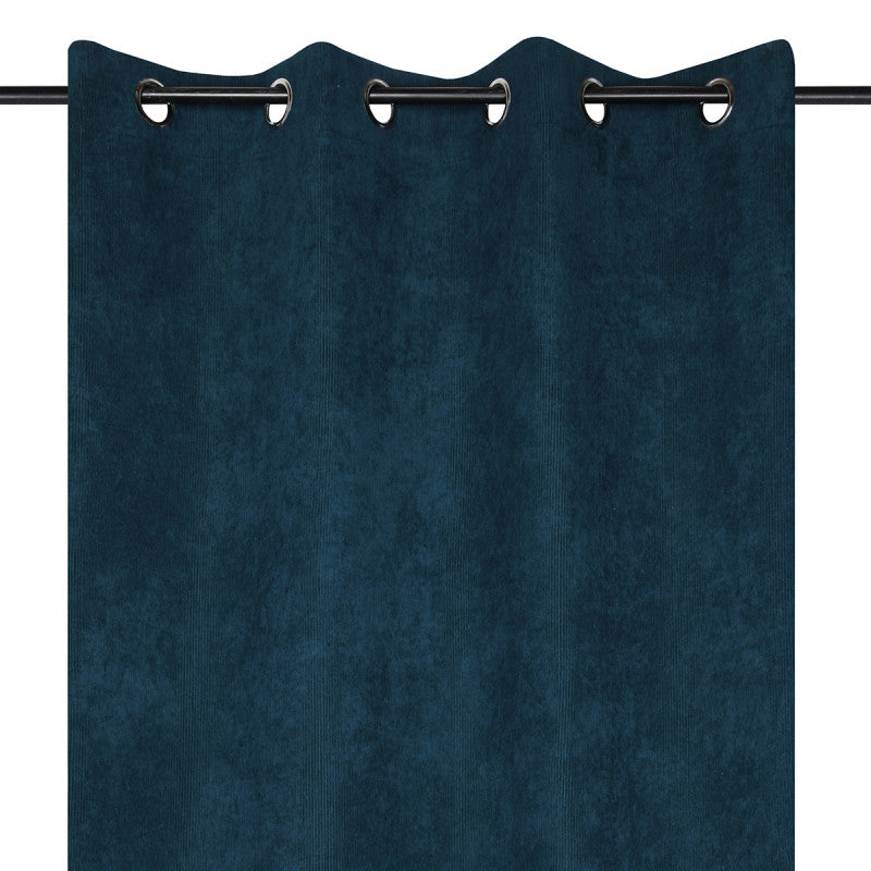  Tissu Velours Antonin 145cm 260g Bleu Pétrole